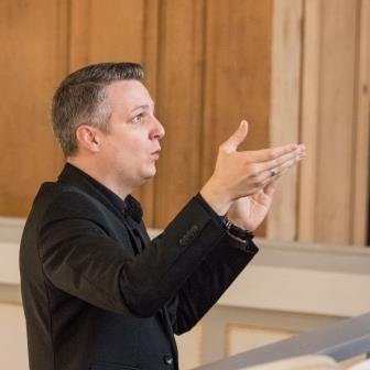 12.11.2022 Andreas M&ouml;lder -Dirigent-, Four&eacute;: Requiem, St. Bernhard Schopfheim und Abschluss Goldener Herbst, Stadtkirche. Foto: Walter Erhardt