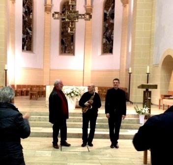 Orgel & Saxophon,Heinzpeter Schmitz, Ralf Geisler, Andreas M&ouml;lder, St Bonifatius, 8.11.2019