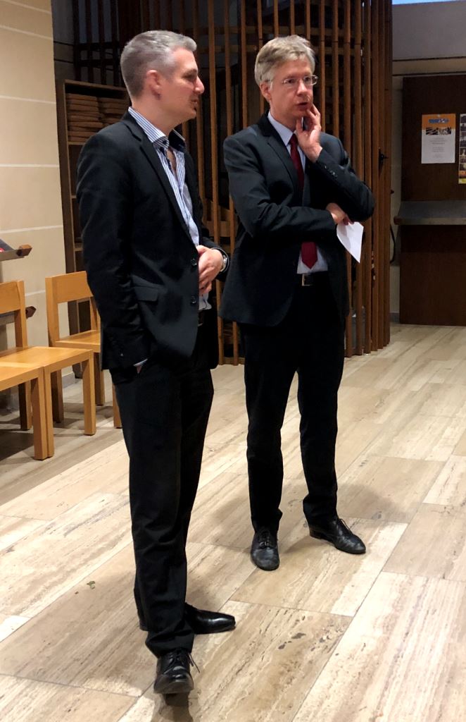 1.11.2022 Andreas M&ouml;lder mit Matthias Maierhofer in St. Bonifatius