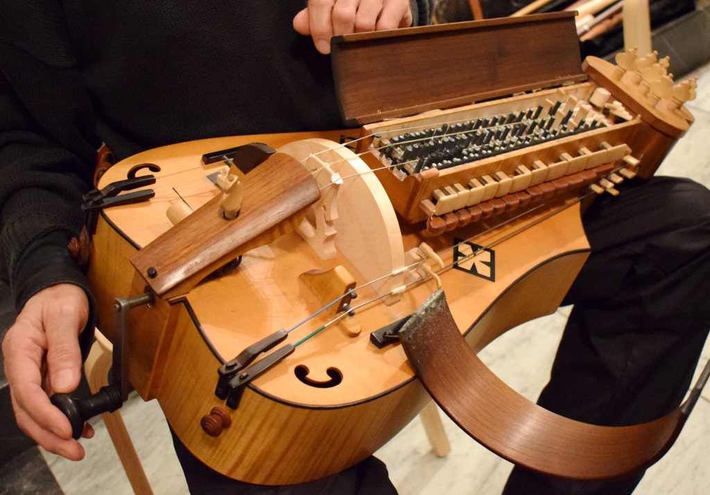 Drehleier, Freiburger Spielleyt, 03.11.2017, St. Fridolin, L&ouml;rrach-Stetten