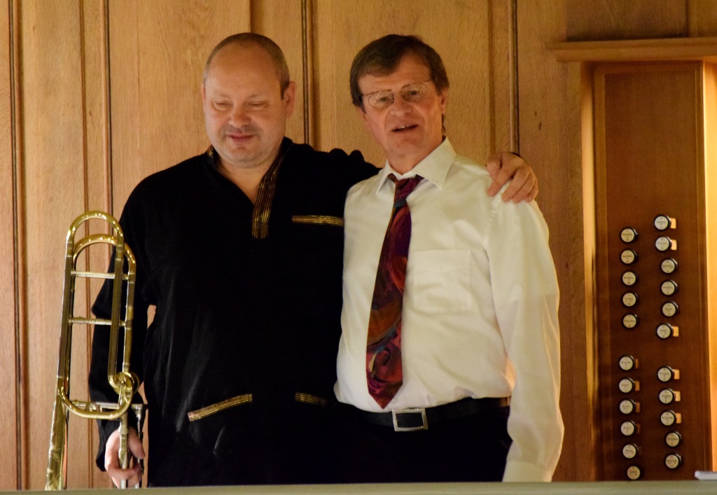 Dirk Amrein u. Herbert Deininger, 05.11.2017, Stadtkirche L&ouml;rrach